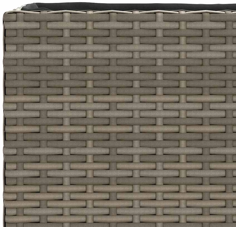 Sodo loveliai, 2vnt., pilkos spalvos, 36x30x32cm, poliratanas