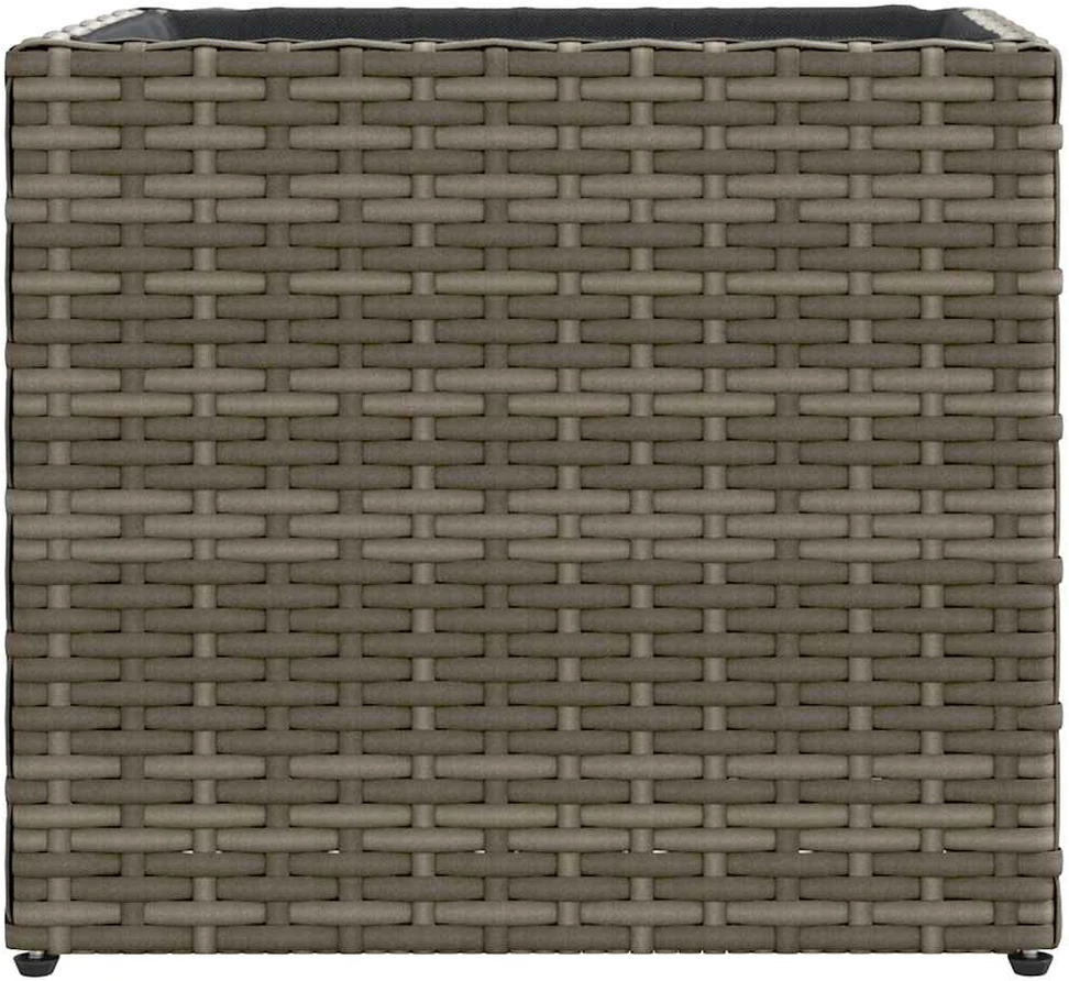 Sodo loveliai, 2vnt., pilkos spalvos, 36x30x32cm, poliratanas