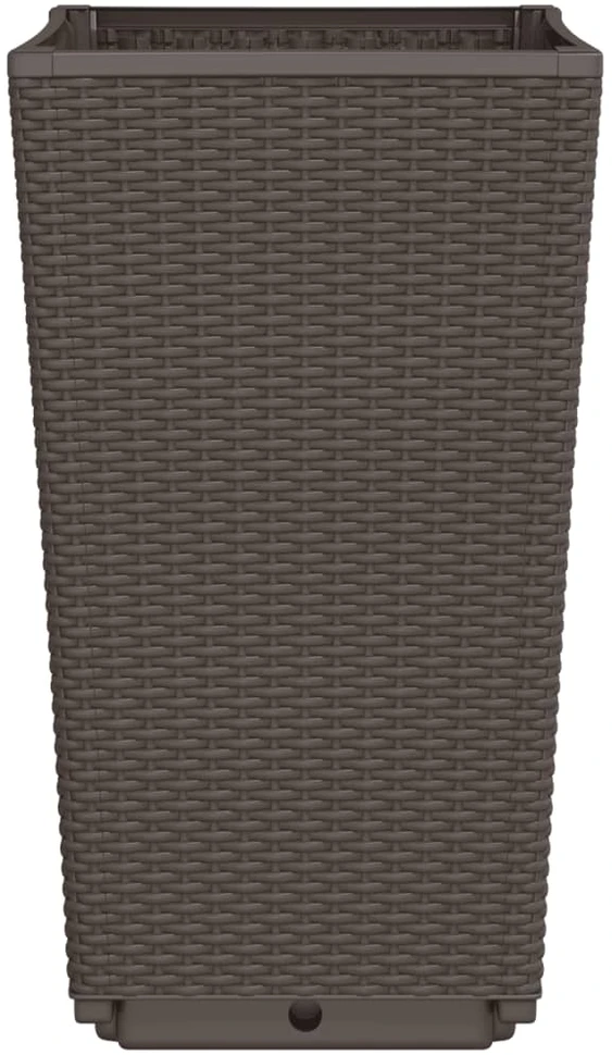 Sodo loveliai, 2vnt., rudos spalvos, 32,5x32,5x57cm, PP