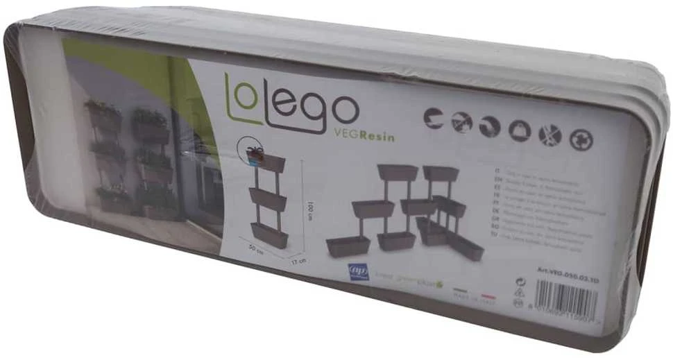 Sodo loveliai, 6vnt., taupe spalvos, 100cm