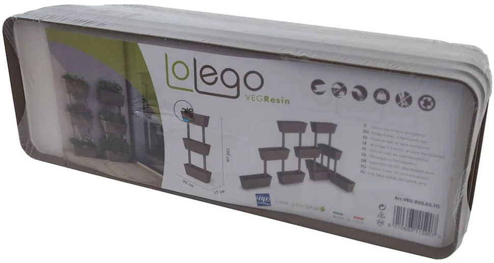 Sodo loveliai, 6vnt., taupe spalvos, 100cm