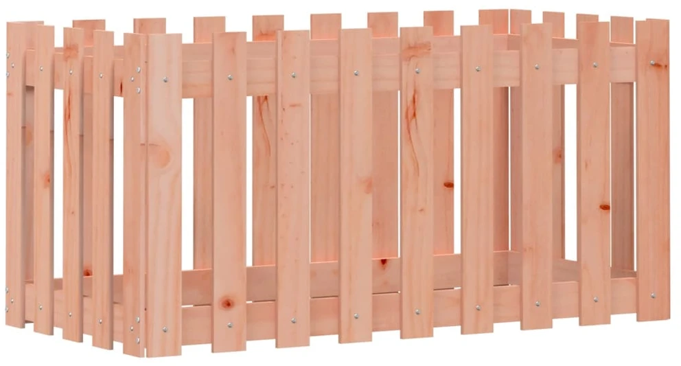 Sodo lovelis, 100x50x50cm, douglas eglė, tvorelės dizaino