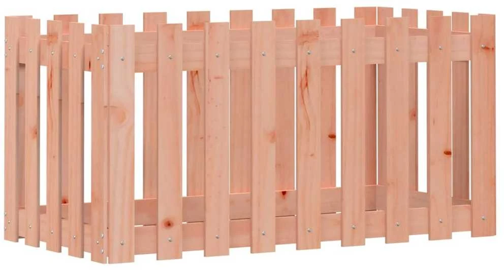 Sodo lovelis, 100x50x50cm, douglas eglė, tvorelės dizaino