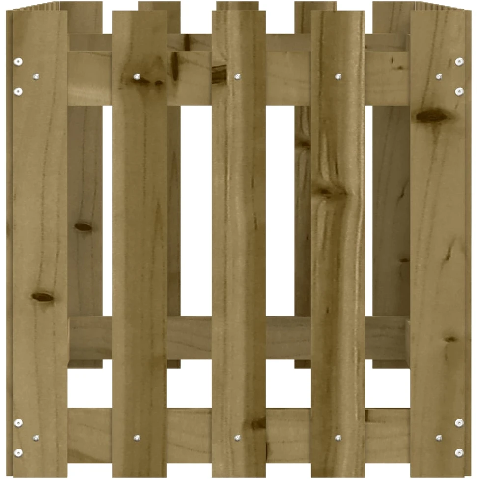 Sodo lovelis, 100x50x50cm, impregnuota pušis, tvorelės dizaino