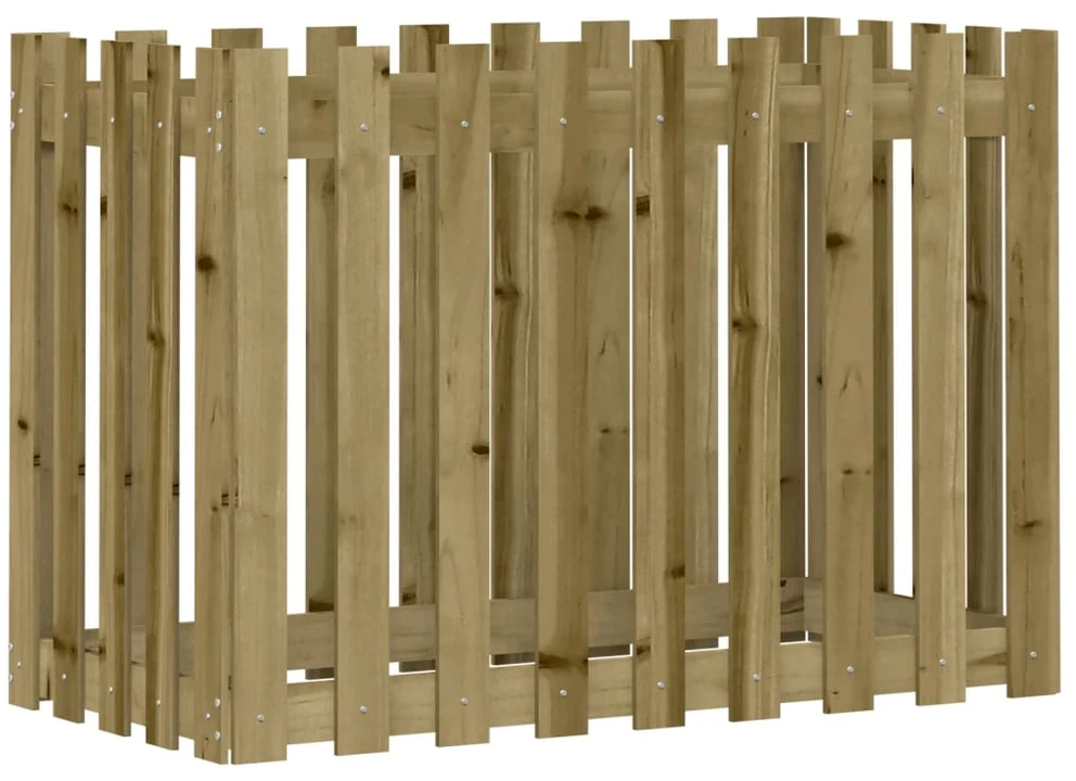 Sodo lovelis, 100x50x70cm, impregnuota pušis, tvorelės dizaino