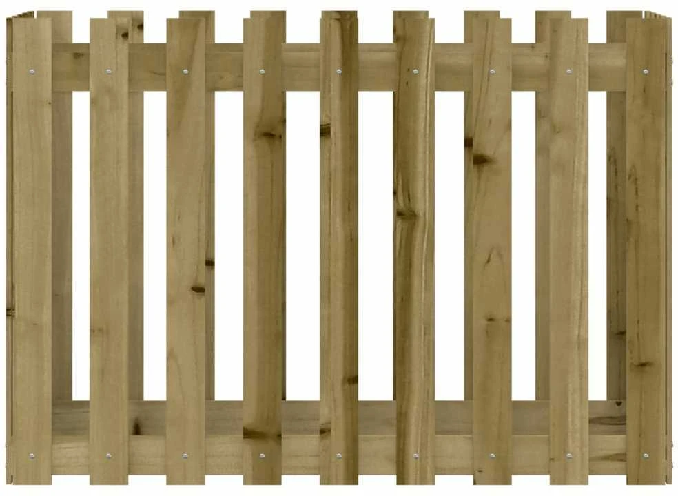 Sodo lovelis, 100x50x70cm, impregnuota pušis, tvorelės dizaino