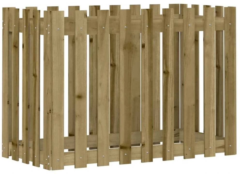Sodo lovelis, 100x50x70cm, impregnuota pušis, tvorelės dizaino