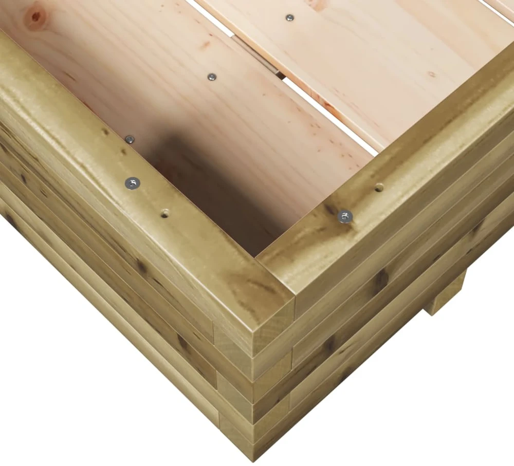 Sodo lovelis, 110x110x26,5cm, impregnuota pušies mediena