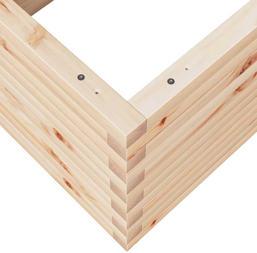 Sodo lovelis, 110x60x45,5cm, pušies medienos masyvas
