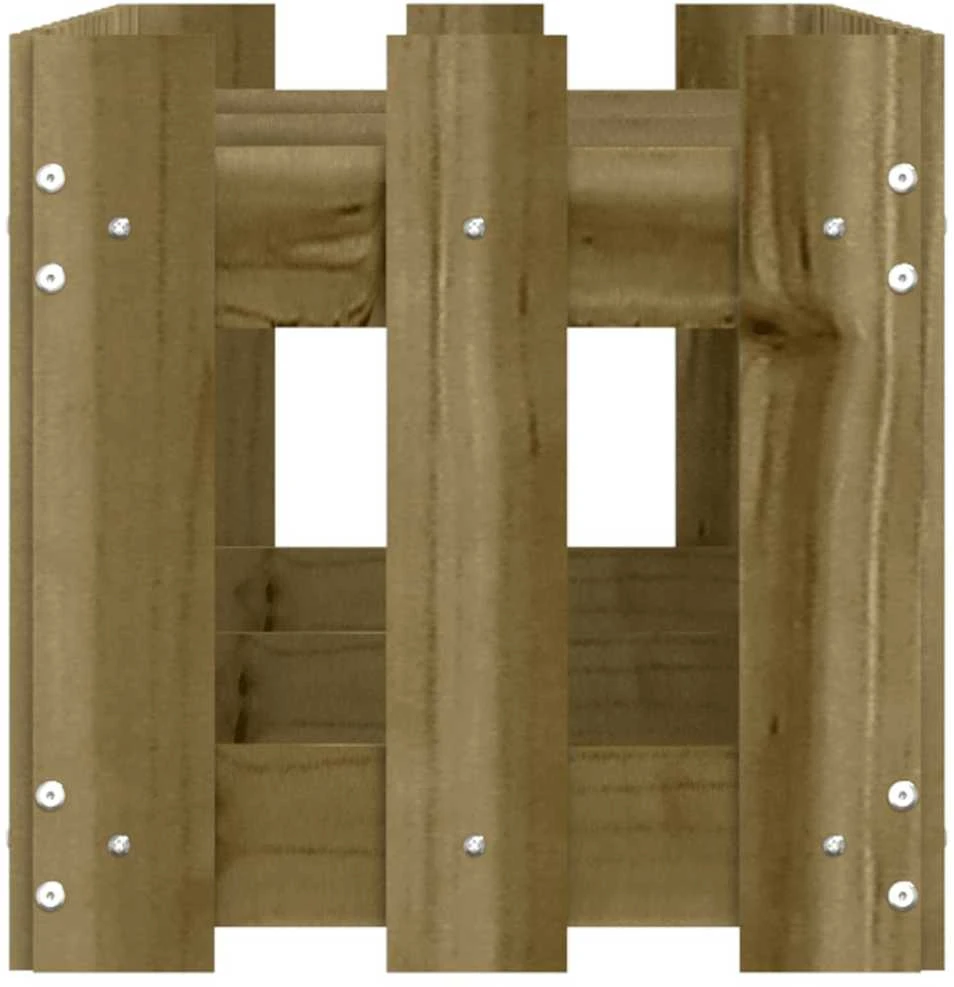Sodo lovelis, 150x30x30cm, impregnuota pušis, tvorelės dizaino
