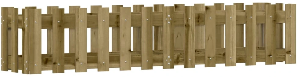 Sodo lovelis, 150x30x30cm, impregnuota pušis, tvorelės dizaino