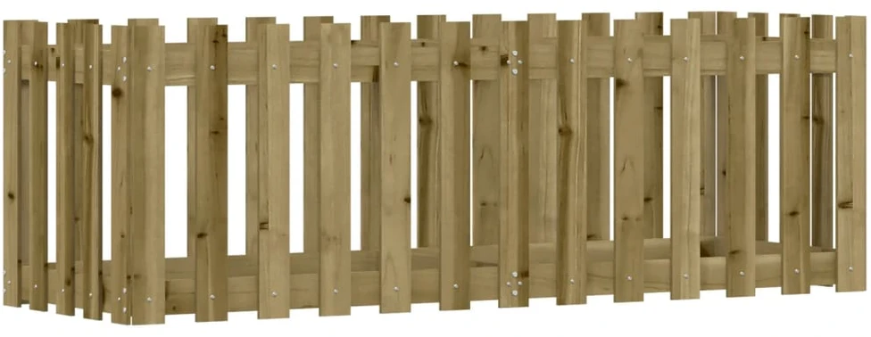 Sodo lovelis, 150x50x50cm, impregnuota pušis, tvorelės dizaino