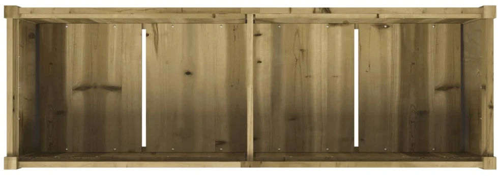 Sodo lovelis, 150x50x70cm, impregnuota pušies mediena