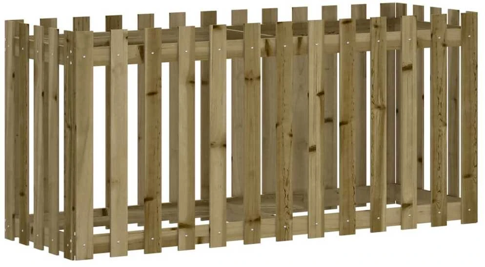 Sodo lovelis, 150x50x70cm, impregnuota pušis, tvorelės dizaino