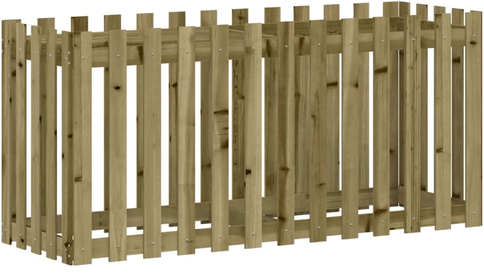 Sodo lovelis, 150x50x70cm, impregnuota pušis, tvorelės dizaino