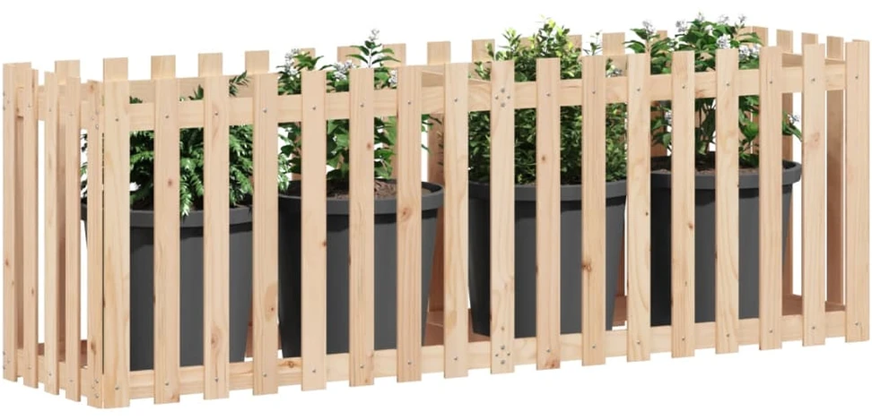 Sodo lovelis, 200x50x70cm, pušies masyvas, tvorelės dizaino