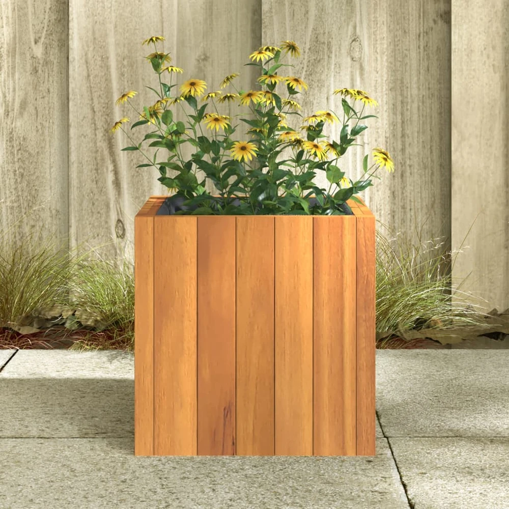 Sodo lovelis, 25x25x25cm, akacijos medienos masyvas