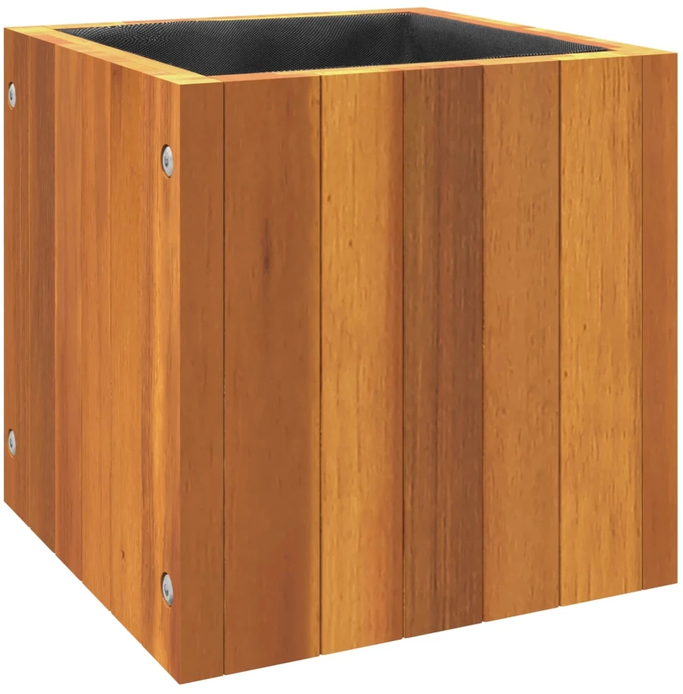 Sodo lovelis, 25x25x25cm, akacijos medienos masyvas