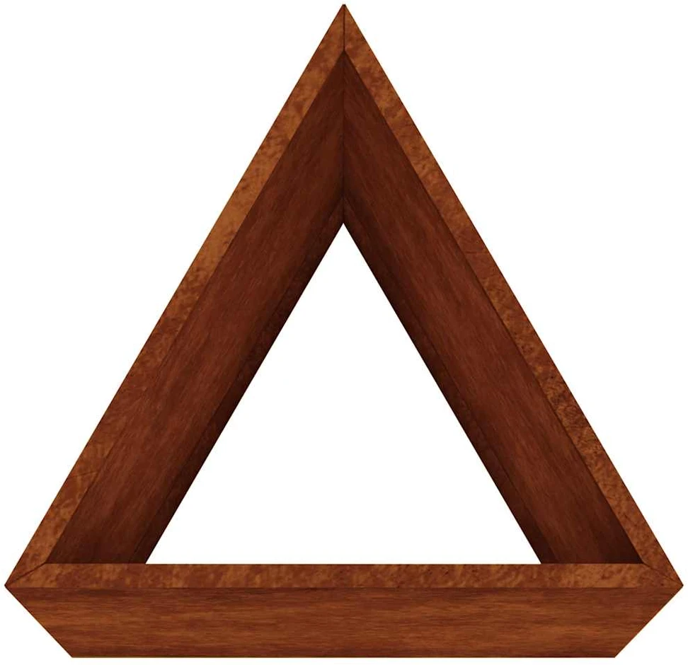 Sodo lovelis, 30x26x75cm, Corten plienas