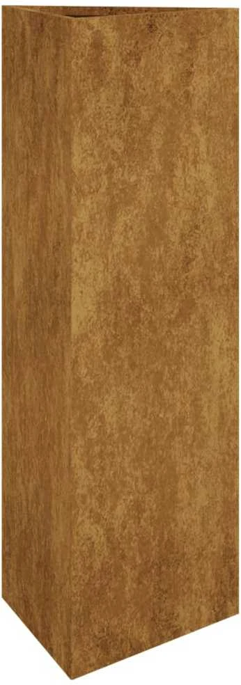 Sodo lovelis, 30x26x75cm, Corten plienas