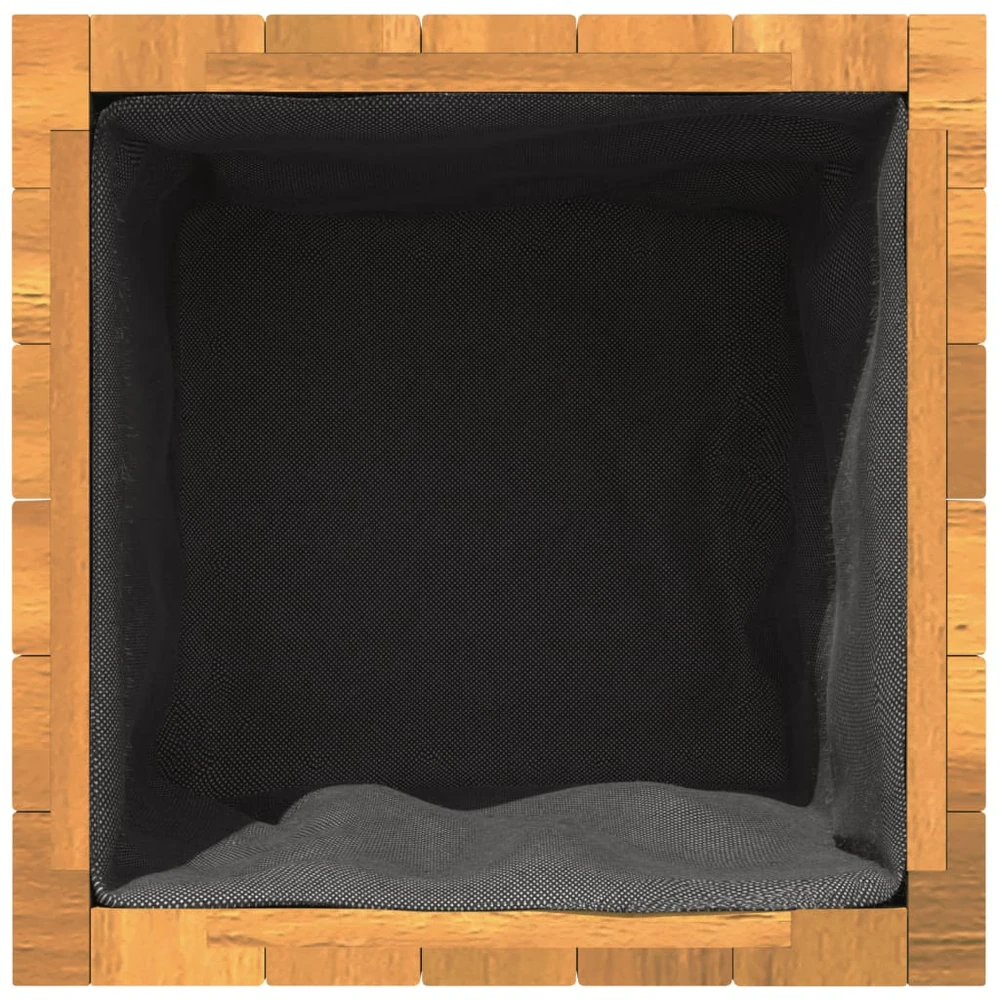 Sodo lovelis, 35x35x35cm, akacijos medienos masyvas