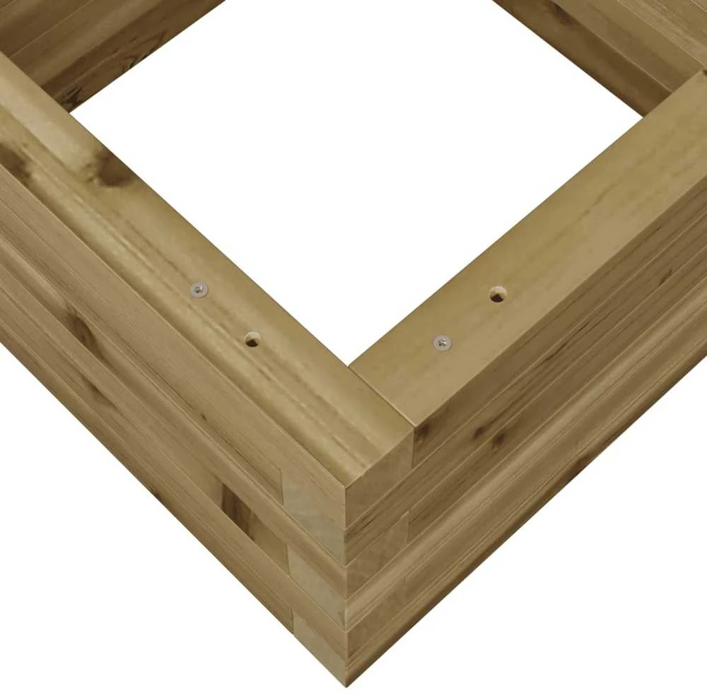 Sodo lovelis, 40x40x23cm, impregnuota pušies mediena
