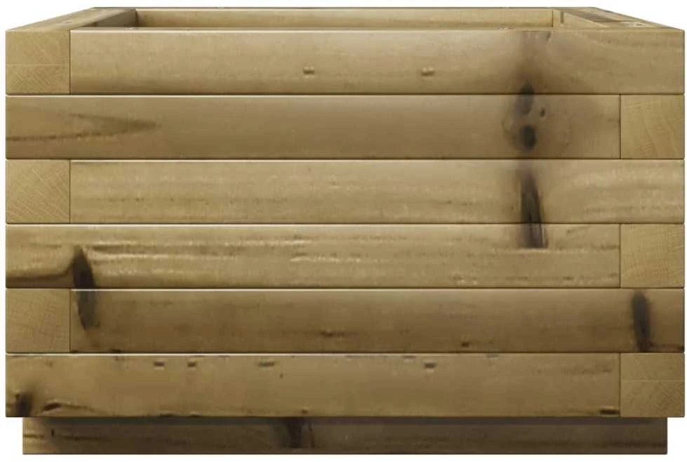 Sodo lovelis, 40x40x26,5cm, impregnuota pušies mediena
