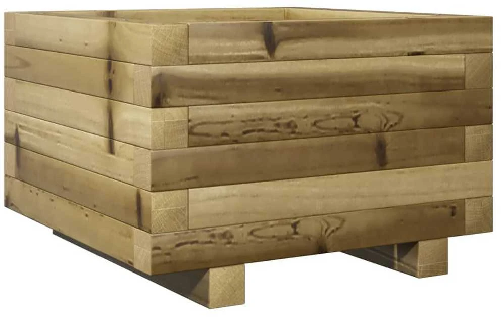 Sodo lovelis, 40x40x26,5cm, impregnuota pušies mediena