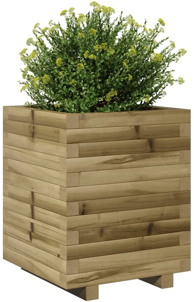 Sodo lovelis, 40x40x49,5cm, impregnuota pušies mediena