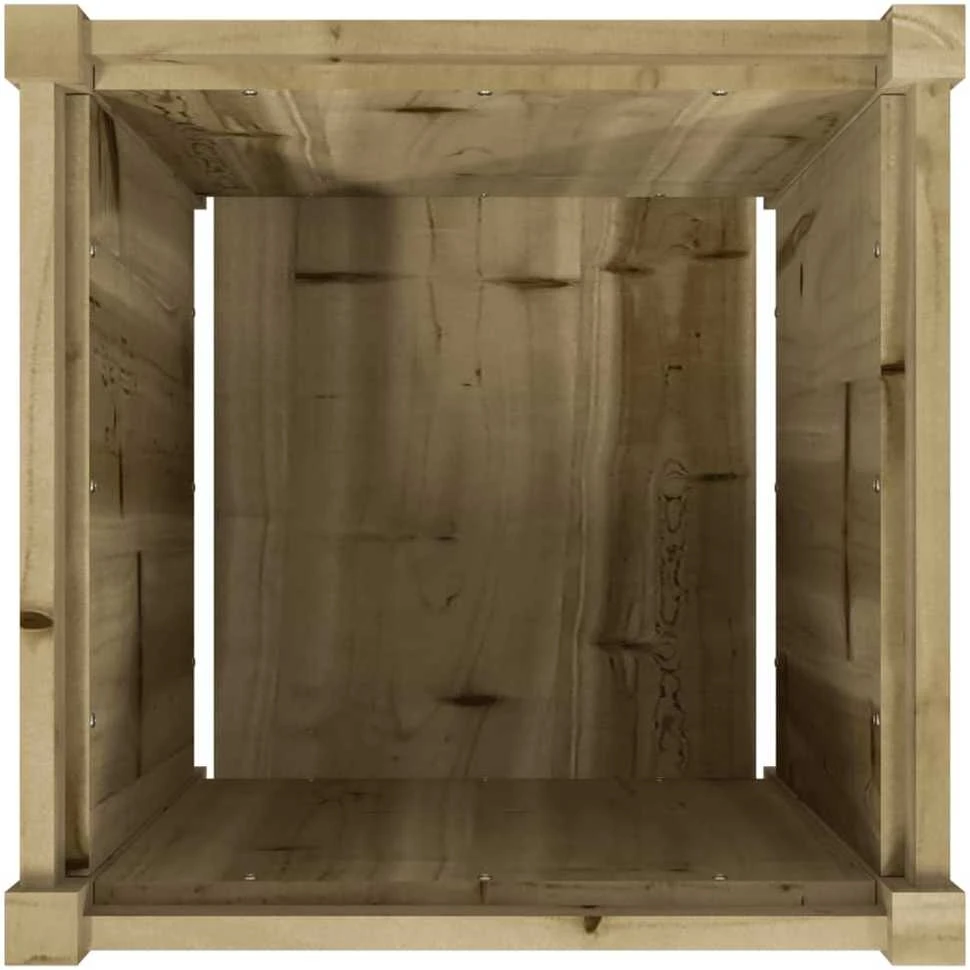 Sodo lovelis, 50x50x50cm, impregnuota pušies mediena