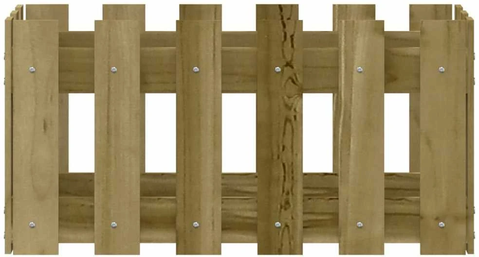 Sodo lovelis, 60x30x30cm, impregnuota pušis, tvorelės dizaino