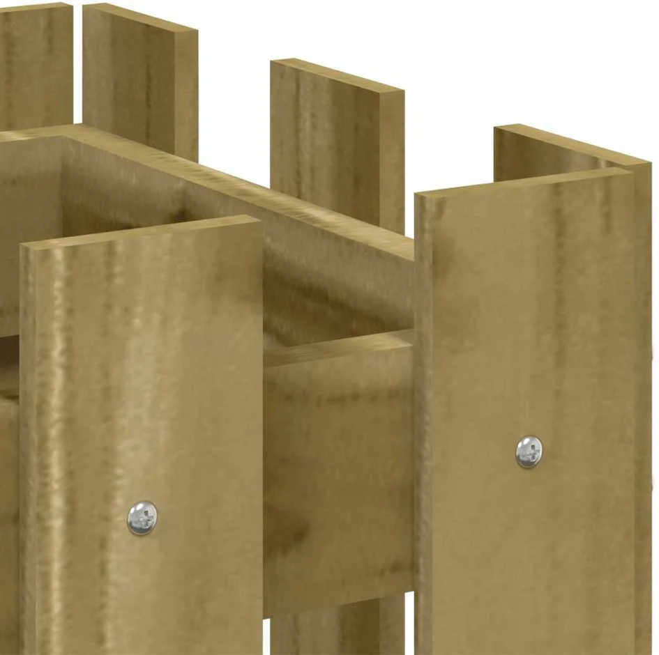 Sodo lovelis, 60x30x30cm, impregnuota pušis, tvorelės dizaino