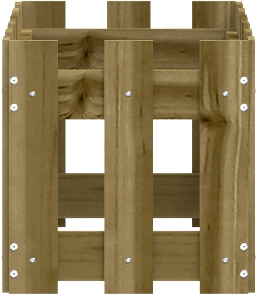 Sodo lovelis, 60x30x30cm, impregnuota pušis, tvorelės dizaino