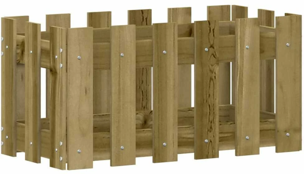 Sodo lovelis, 60x30x30cm, impregnuota pušis, tvorelės dizaino