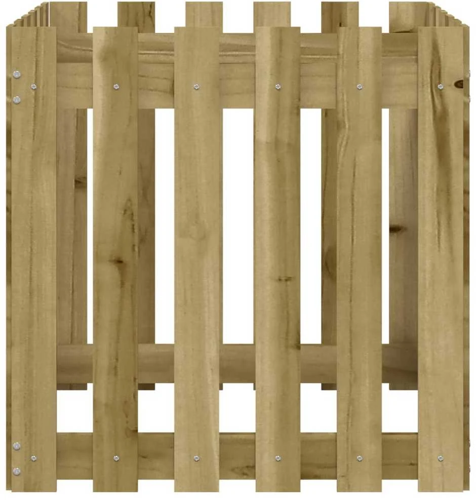 Sodo lovelis, 60x60x60cm, impregnuota pušis, tvorelės dizaino