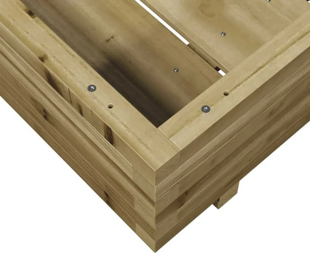 Sodo lovelis, 80x80x26,5cm, impregnuota pušies mediena