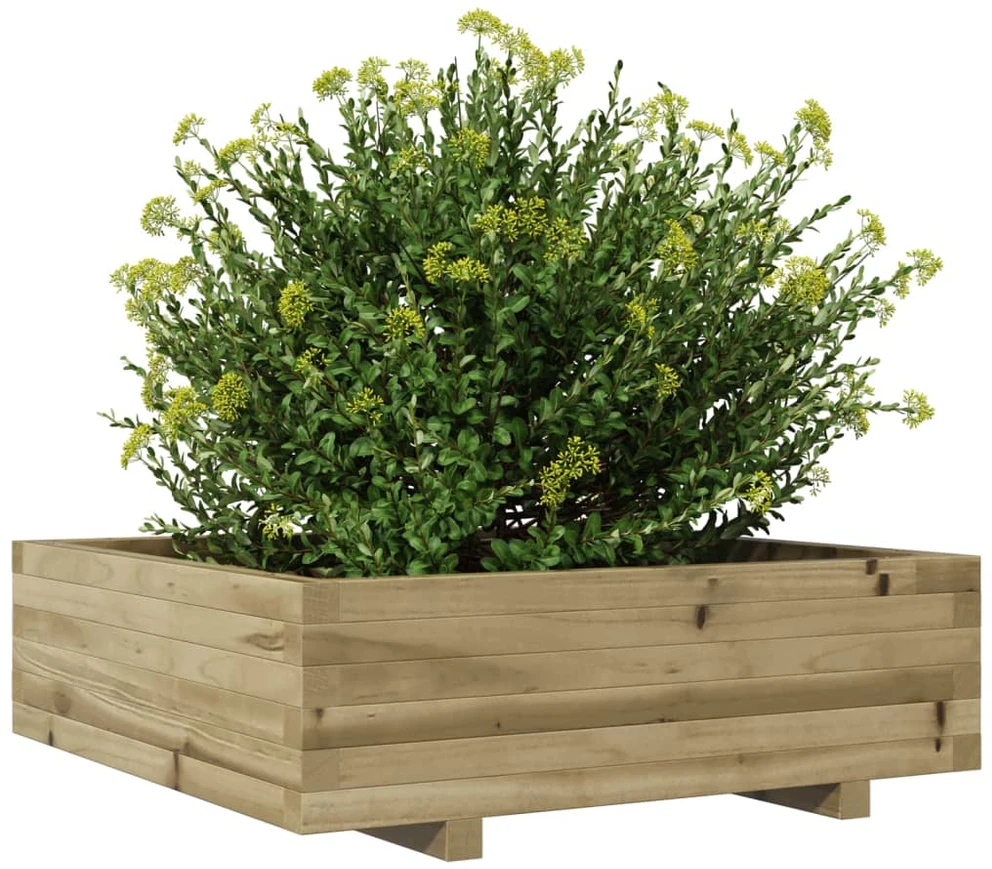 Sodo lovelis, 80x80x26,5cm, impregnuota pušies mediena