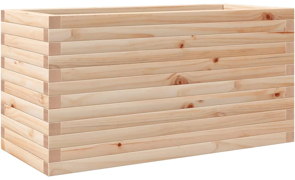 Sodo lovelis, 90x40x45,5cm, pušies medienos masyvas