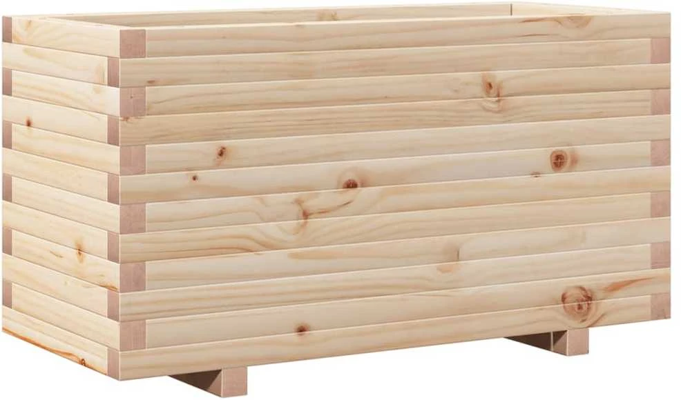 Sodo lovelis, 90x40x49,5cm, pušies medienos masyvas