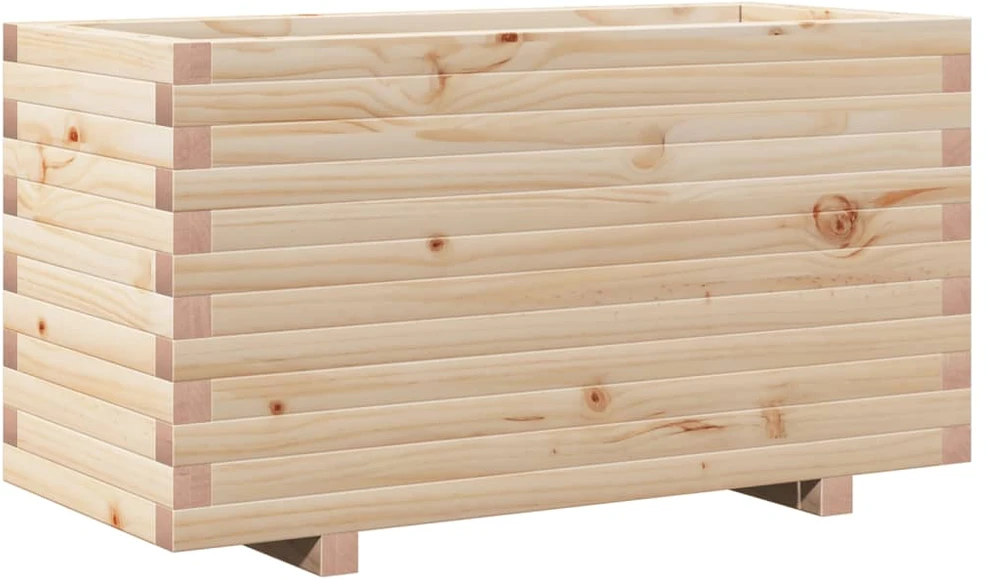 Sodo lovelis, 90x40x49,5cm, pušies medienos masyvas