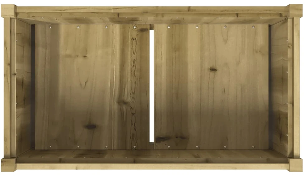 Sodo lovelis, 90x50x70cm, impregnuota pušies mediena