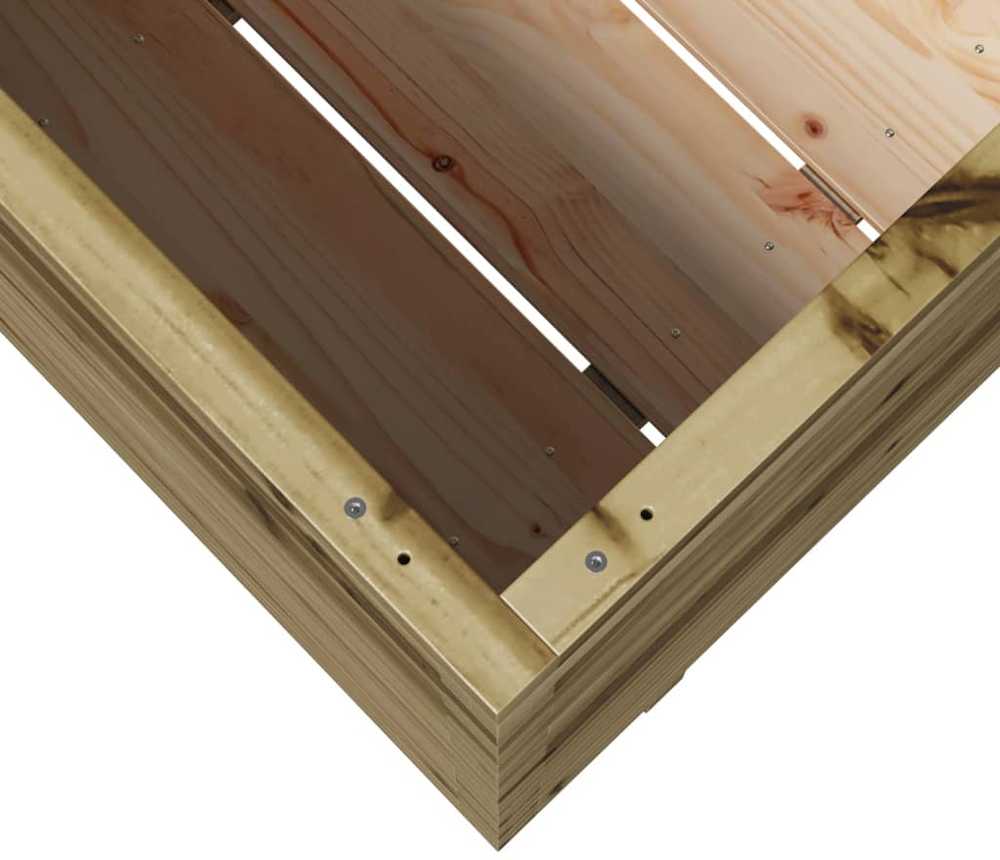 Sodo lovelis, 90x60x72cm, impregnuota pušies mediena