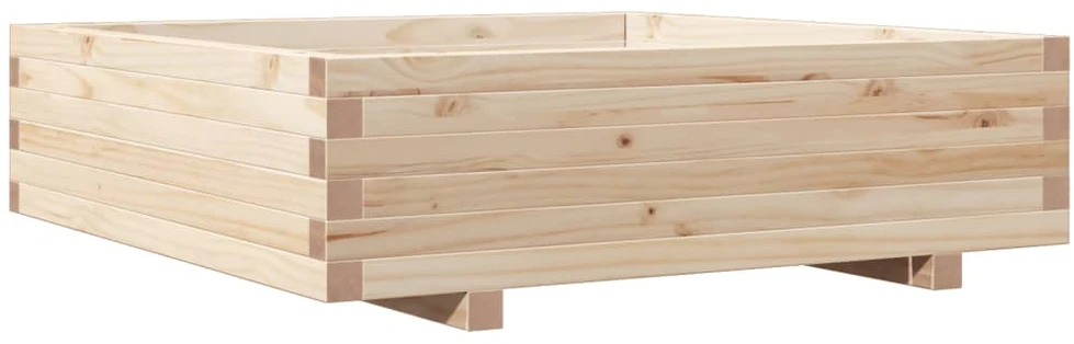 Sodo lovelis, 90x90x26,5cm, pušies medienos masyvas