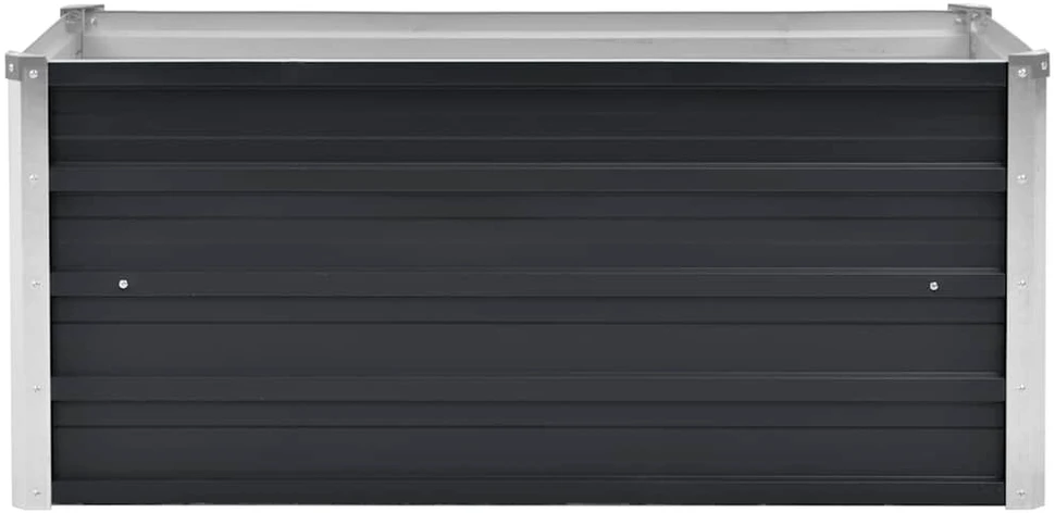 Sodo lovelis, antracito, 100x40x45cm, plienas, aukštas