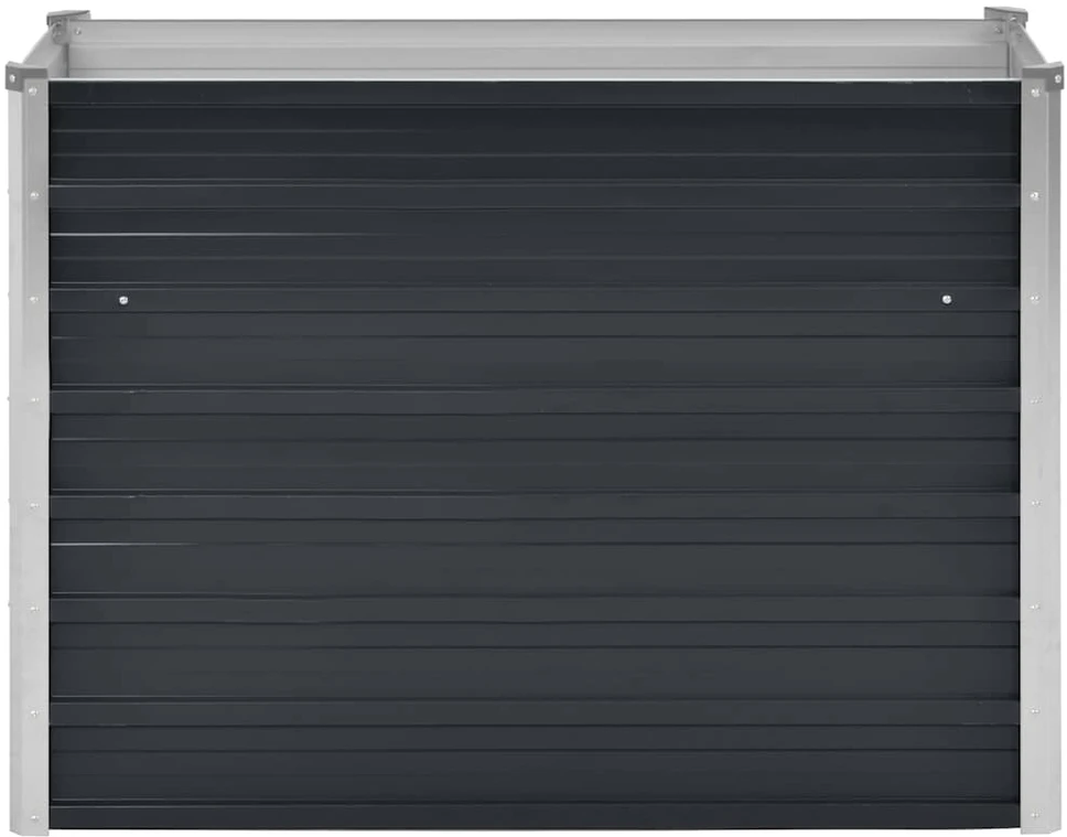 Sodo lovelis, antracito, 100x40x77cm, plienas, aukštas
