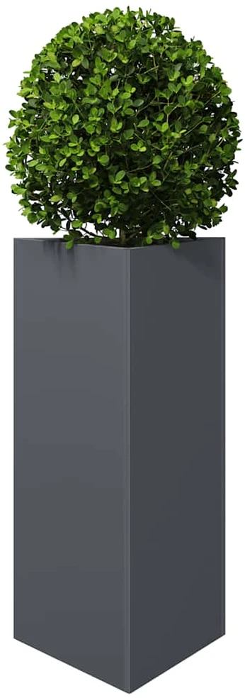 Sodo lovelis, antracito, 40x34,5x75cm, plienas, trikampis