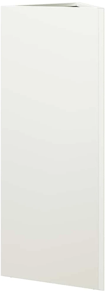 Sodo lovelis, baltos spalvos, 30x26x75cm, plienas, trikampis