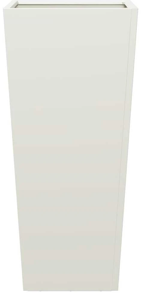 Sodo lovelis, baltos spalvos, 35x35x75cm, plienas