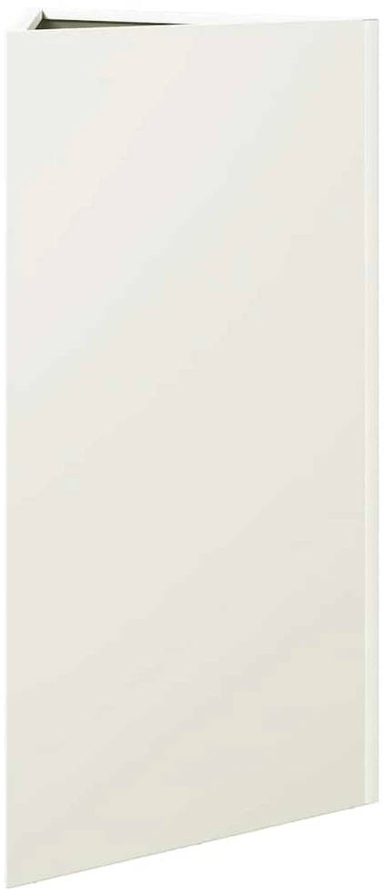 Sodo lovelis, baltos spalvos, 40x34,5x75cm, plienas, trikampis