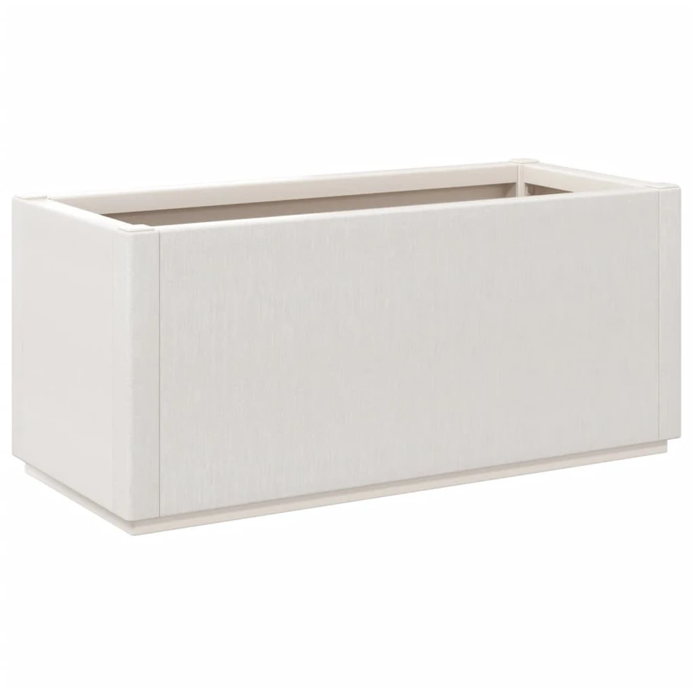 Sodo lovelis, baltos spalvos, 80x36x35cm, PP